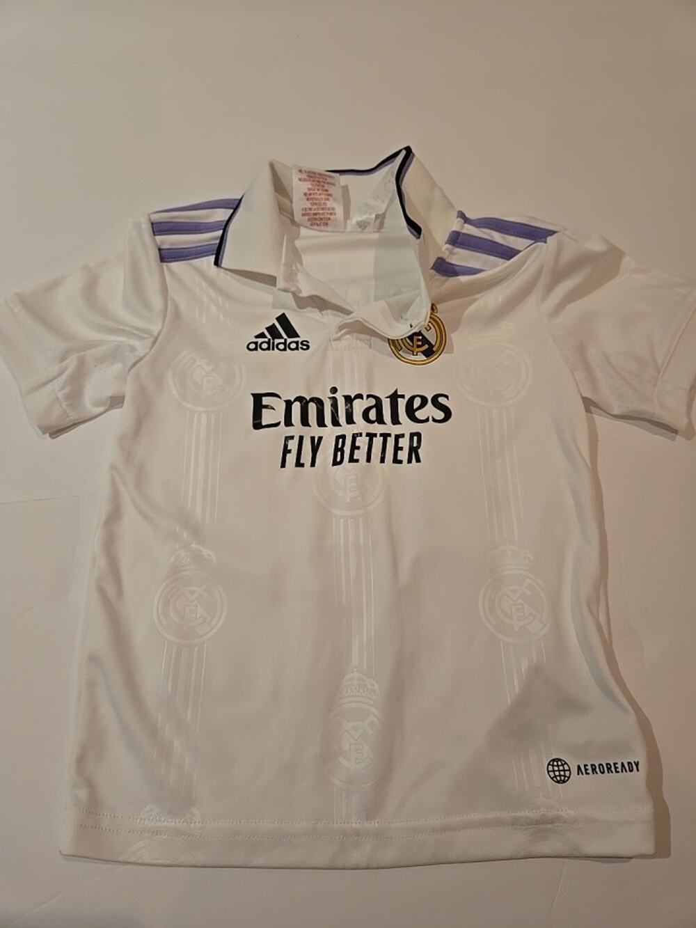 Adidas Real Madrid Home Jersey Boys Soccer Football